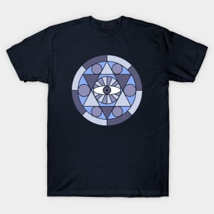 Monochrome Pyramid Eye T-Shirt